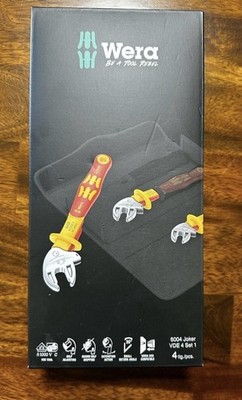 Wera Tools 6004 Joker VDE 4 Self Setting Spanner Set 1
