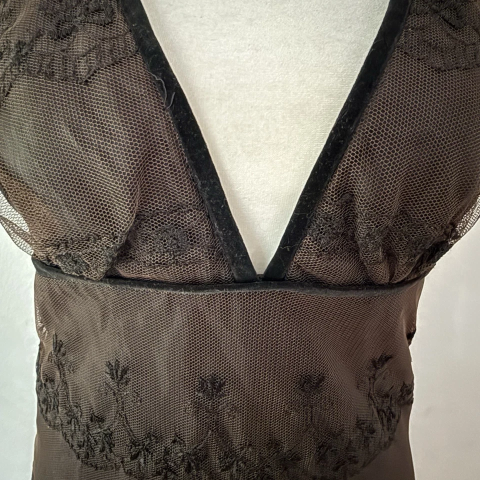 Vestido feminino vintage bordado de renda com acabamento em veludo 4 caprichoso bruxa escuro feminino - Imagem 2 de 4