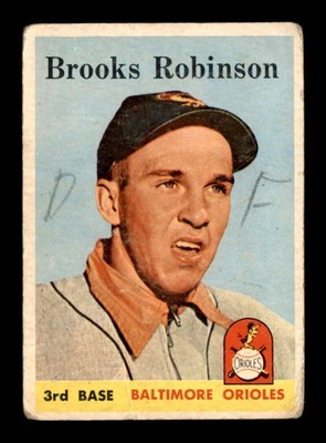 1958 Topps #307 Brooks Robinson   FAIR X3549647