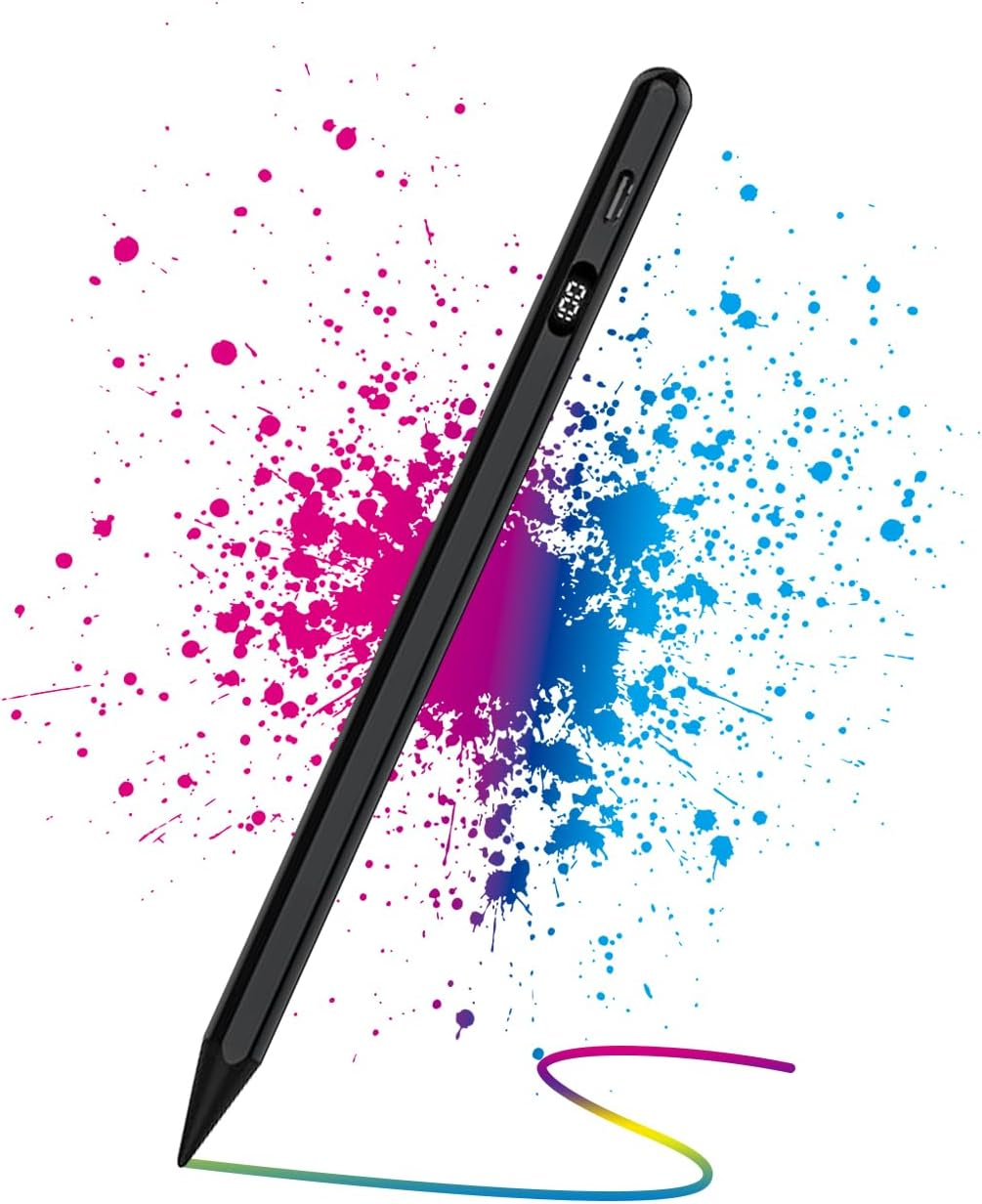 iPad G5 Stylus Pen with Fast 2X Charging, LED Power Display, Apple Pencil Compatible