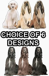Afghan Hound Self Adhesive Dog Sticker