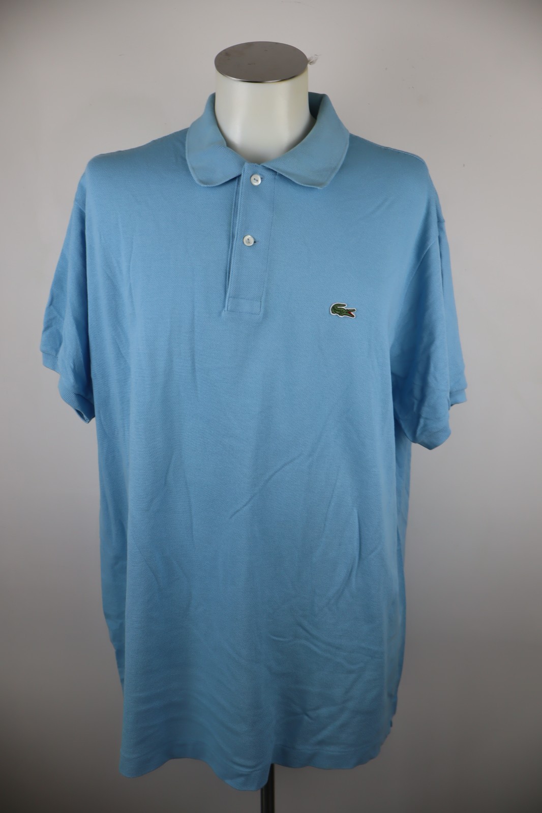 LACOSTE POLO JERSEY MENS SIZE 9 MAN T-SHIRT VINTAGE SHORT SLEEVE COTTON COTTON