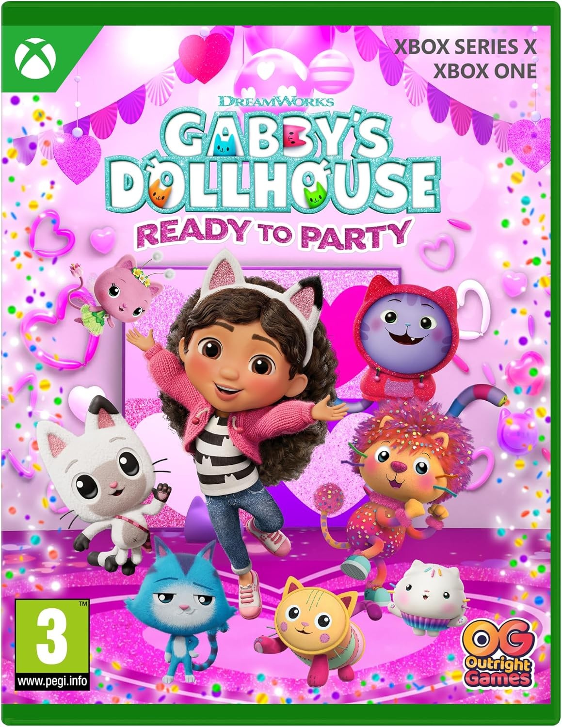 Gabby's Dollhouse Ready to Party Microsoft XBox One Series X Game