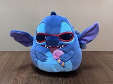 Squishmallows Disney STITCH 8" Plush NEW NWT With Ice Cream Cone Sunglasses