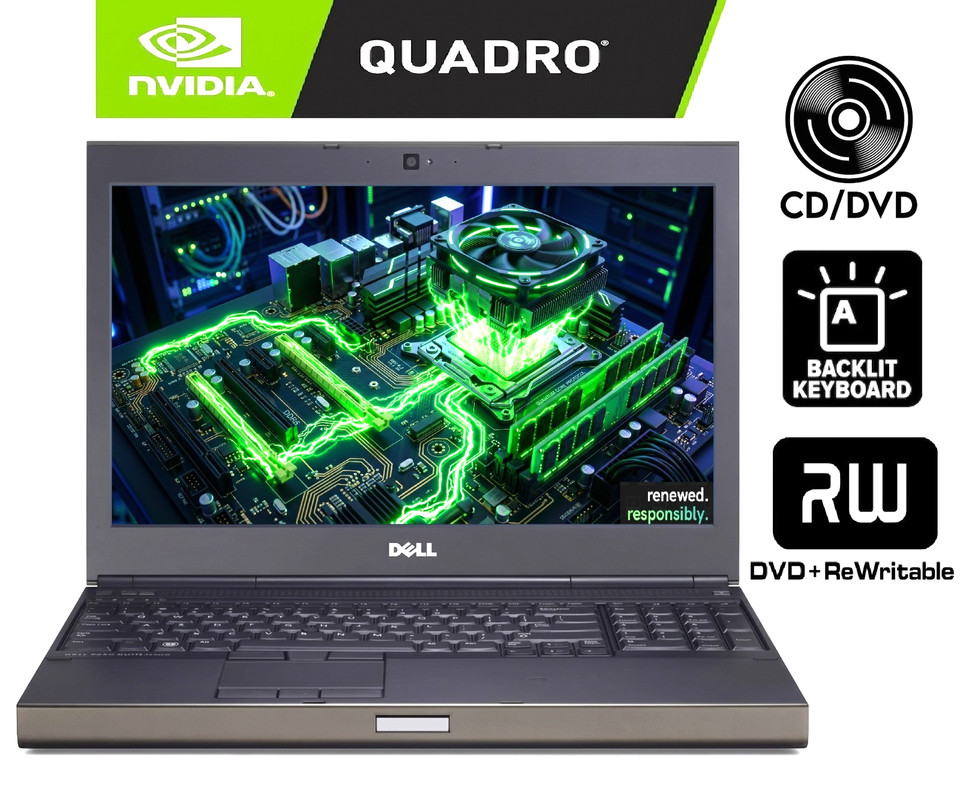 17.3" Dell Gaming Laptop PC: i7-4800MQ! 16GB RAM -  512GB SSD! Windows 10!