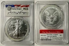 2021 S Silver Eagle Type1 PCGS MS70 Ashley Reagan Signed FDI