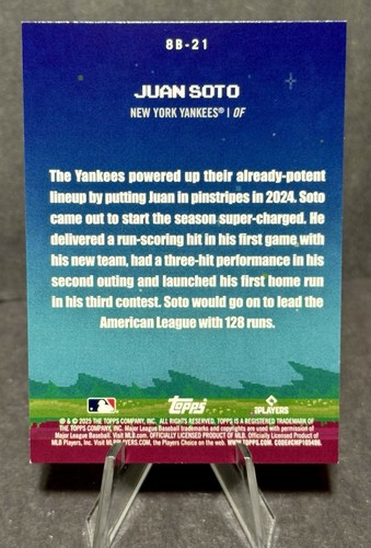 2025 Topps Celebration- Juan Soto 8-Bit Ballers #8B-21 New York Yankees - 第 2/2 張圖片