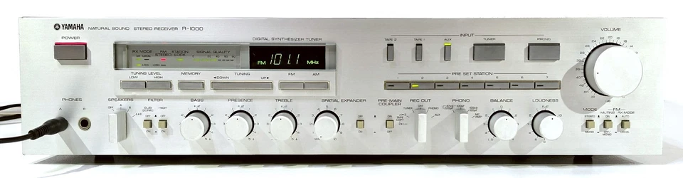 🔥【REVISADO PROFESIONAL】¡Receptor estéreo Yamaha R-1000 200W! Phono~ACTUALIZACIÓN LED💥GARANTÍA Foto 3 de 4