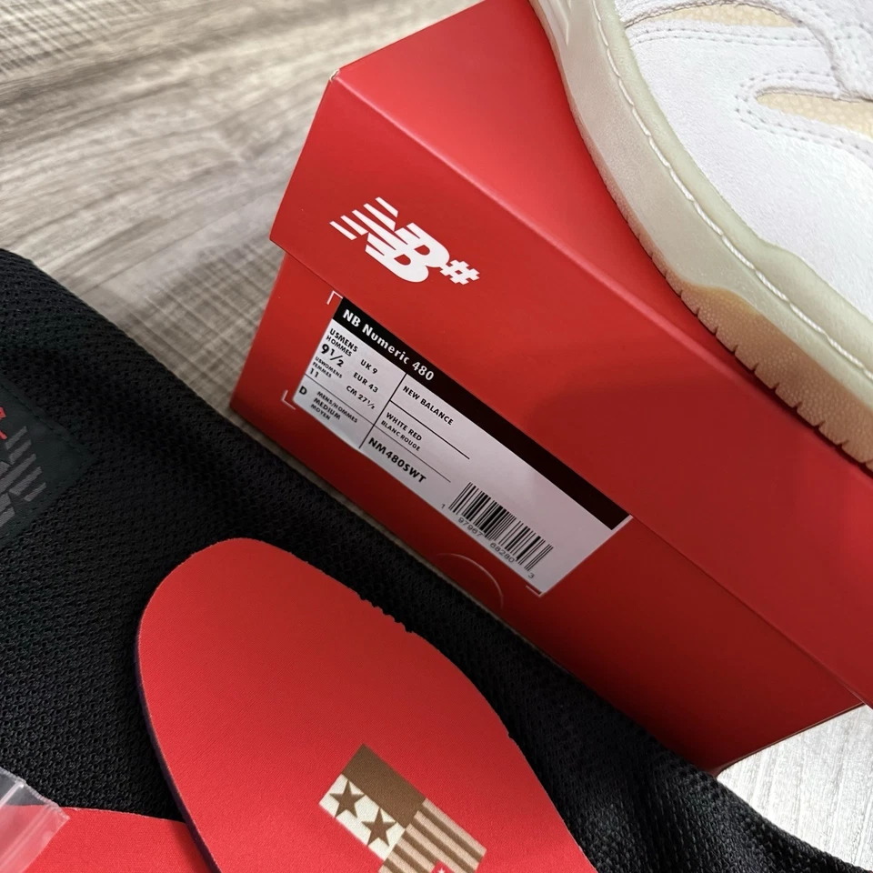 New Balance Numeric 480 Chocolate Skateboards NM480SWT Men’s Size 9.5 - Image 3 of 4