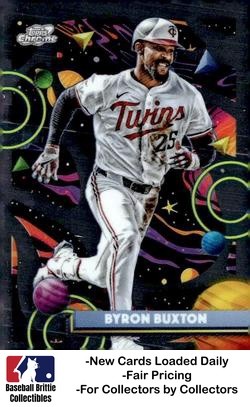 2025 Topps Chrome Cosmic #76 Byron Buxton Minnesota Twins