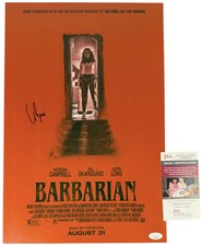 Georgina Campbell signed 12x18 Poster Tess Barbarian JSA Authentication