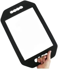 Amira Beauty Handheld Mirror – Dual Handle Salon Mirror for Haircut, Makeup, ...