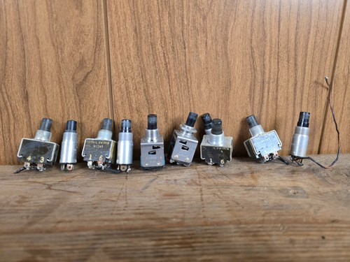 Vintage Industrial Push Button Switch Lot – Micro Precision / Control Switch