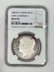 New Listing1880 8/7 S (VAM-12) Morgan Dollar MS65PL NGC Medium S Hitlist-40  Toned