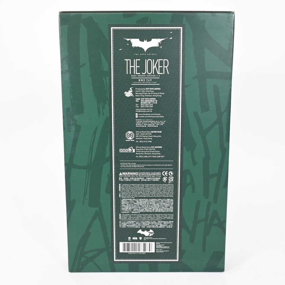Hot Toys MMS249 Joker Bank Robber The Dark Knight 1/6 Figura Exclusiva - Imagen 3 de 4
