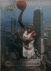 SkyBox 1997-98 Metal Universe Preview Michael Jordan #23 Bulls NBA Card