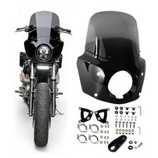 Motorcycle Fairing 5.75" Headlight Fairing with 13" 13" Windshield smoke