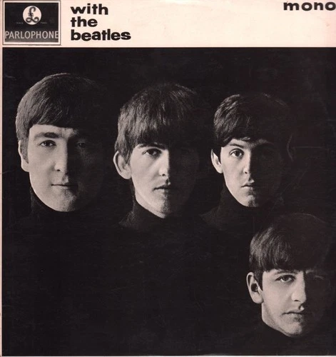 Beatles With the LP vinyl UK Parlophone 1963 yellow/black label design with