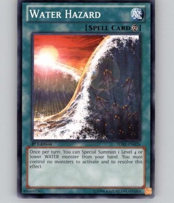Water Hazard (SDRE-EN026, Common) Realm of the Sea Emperor Structure Deck
