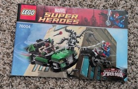 Lego Manual Marvel Lot # 76004 & # 76141- No Bricks