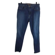 Johnston  Murphy Men's Straight Leg Jeans Blue 32x32 Fits 32x30 Classic