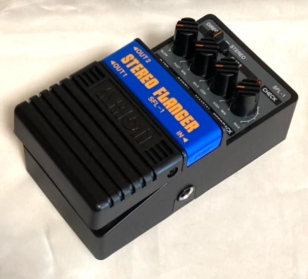 NOS Arion SFL-1 Stereo Flanger Guitar Effects Pedal From Japan Free Shipping — 第 3/4 张图片