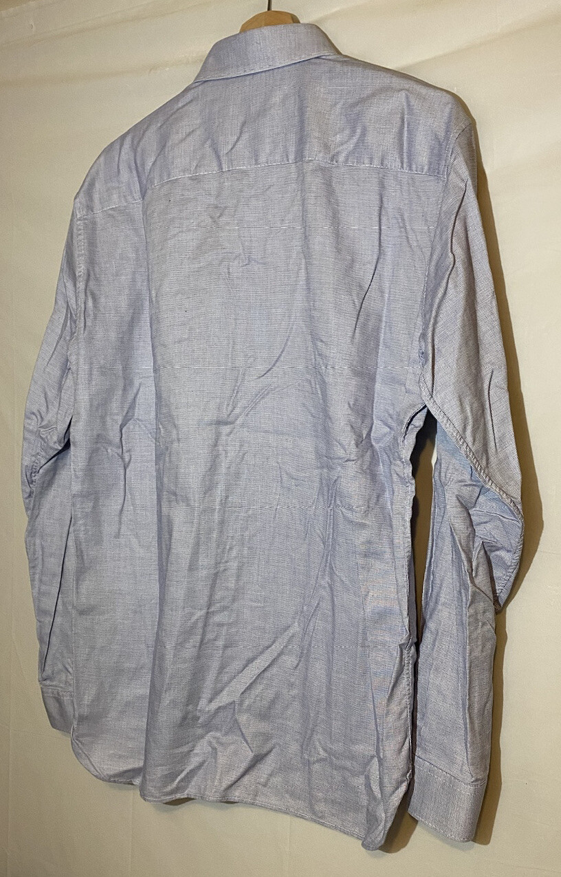 Burberry London Button Front Shirt Men 15.5 - 39 … - image 7