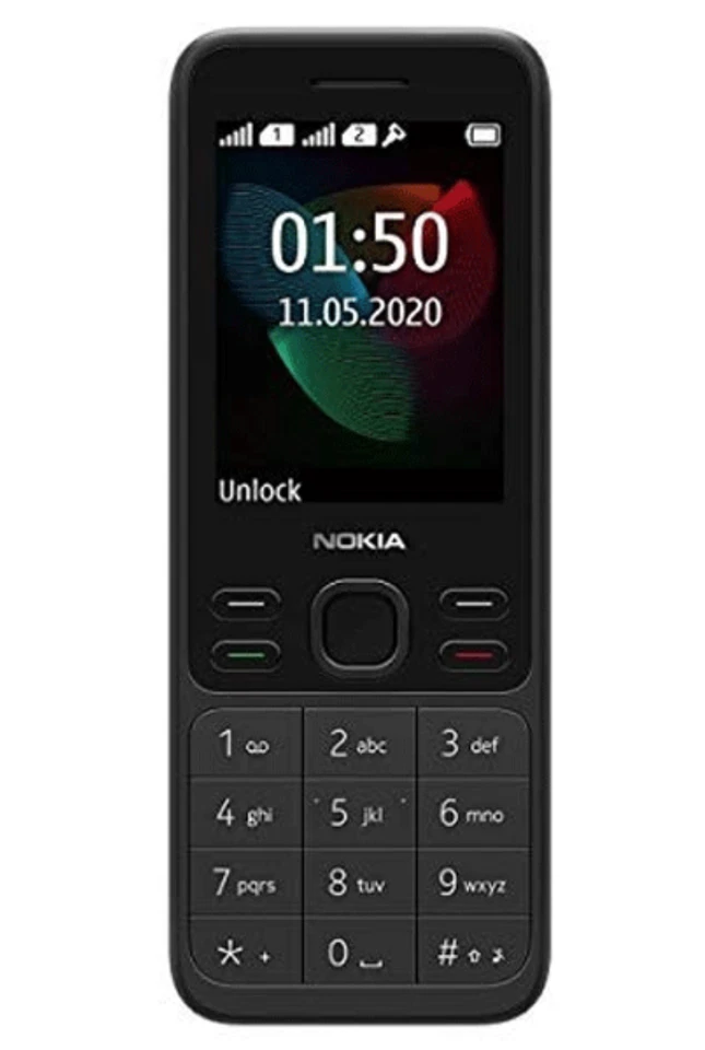 TELEFONO CELLULARE NOKIA 150 DUAL SIM RADIO FM, TASTIERA FISICA FOTOCAMERA NERO - Immagine 2 di 2