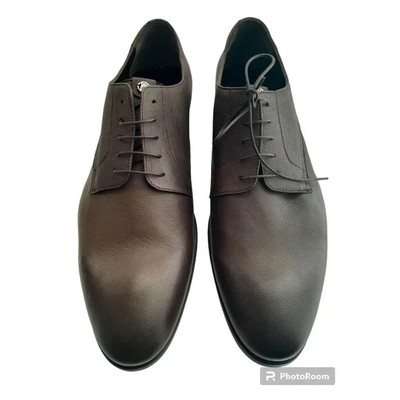 ROBERTO CAVALLI Men's Leather Brown Derby Dress Shoes Size 11