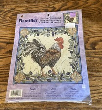 Bucilla Rooster Kit New/Unopened Counted Cross Stitch 42978 Nancy Rossi