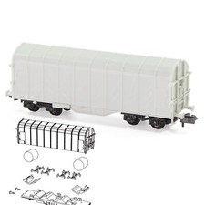 Evemodel N Scale 1:160 Blank Disassembled Covered Coil Wagon Model Trains