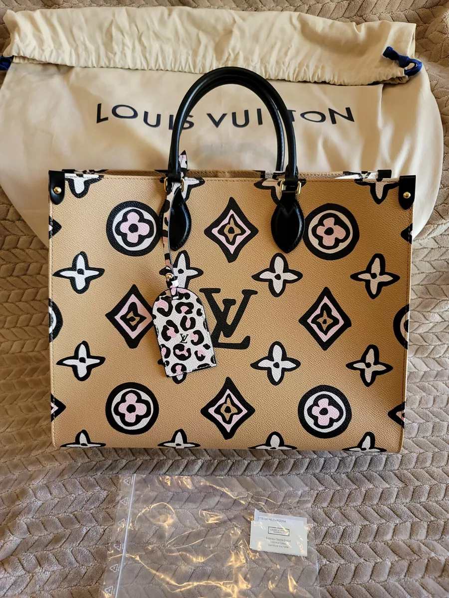 brown louis vuitton print