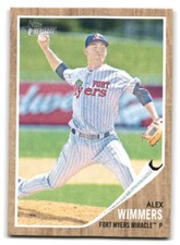 Alex Wimmers 2011 Topps Heritage Minor League #48 Fort Myers Miracle MINN TWINS