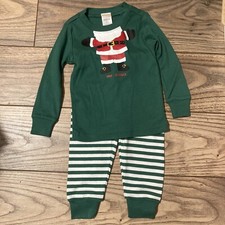 NWT Gymboree Baby Boys Gymmies Santa Claus Christmas holiday PJs Pajamas 12-18 M