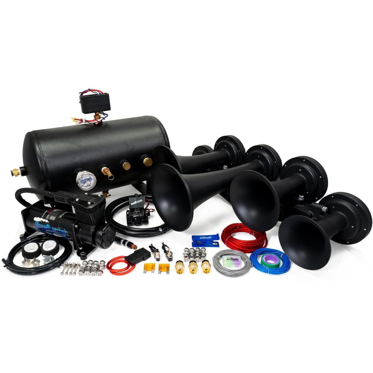 Nathan AirChime K5LA Real Train Horn Kit w/ HornBlasters 544K