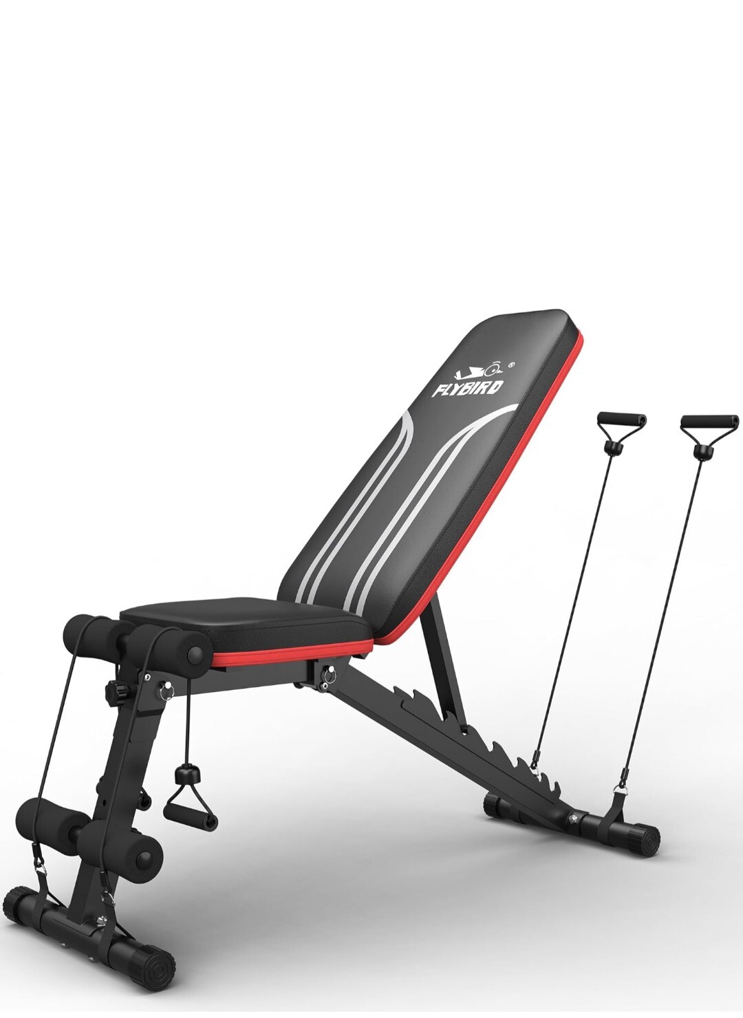 Flybird Folding Weight Bench With Leg Extension Squat Machine