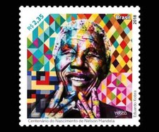 Nelson Mandela 2018 Brazil - Eduardo Kobra