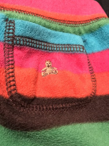 BabyGap Baby Girl Fleece Stripe Pants 6-12M - Picture 3 of 4