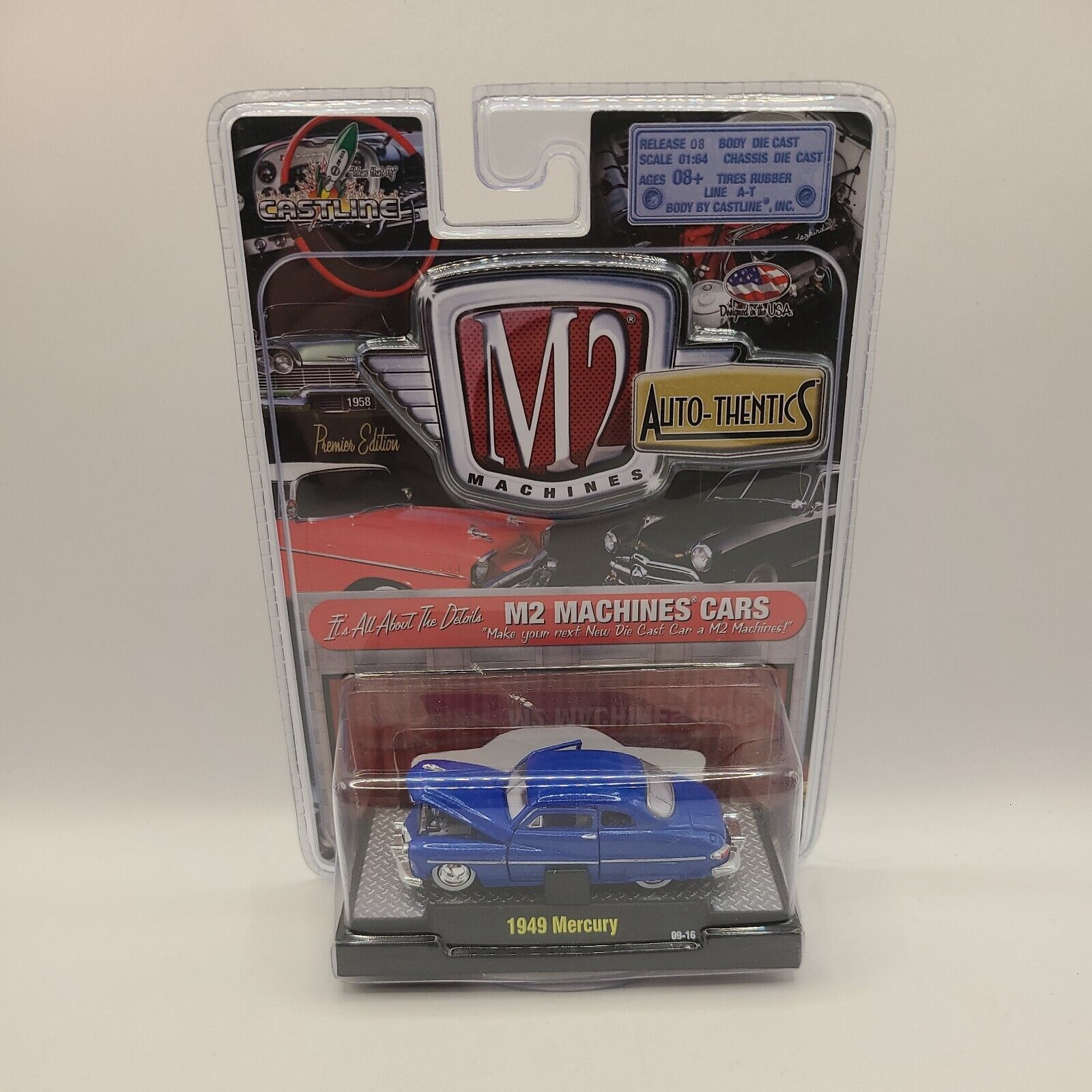 M2 Machines 1/64 Mercury 1949 CastLine-