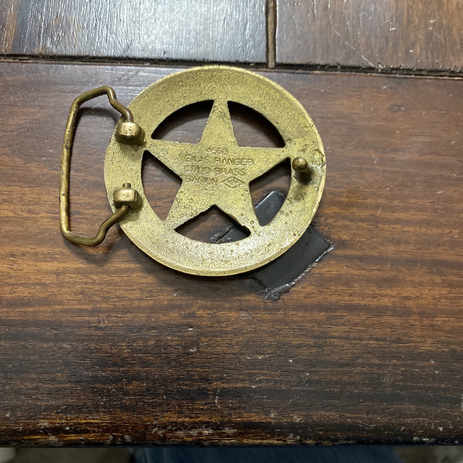 Vintage Texas Ranger #4568 Solid Brass Belt Buckle pr… - Gem