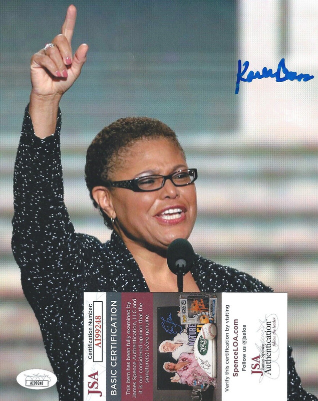 Karen Bass Signed 8x10 Photo w/ JSA COA #AI99248 Los Angeles LA Mayor