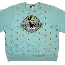 Vintage Disney Sweatshirt Women XL 60 Years Anniversary 1987  