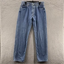 Hugo Boss Jeans Men 36x36 (Fit 34x34) Blue Alabama Regular Straight Denim Pants