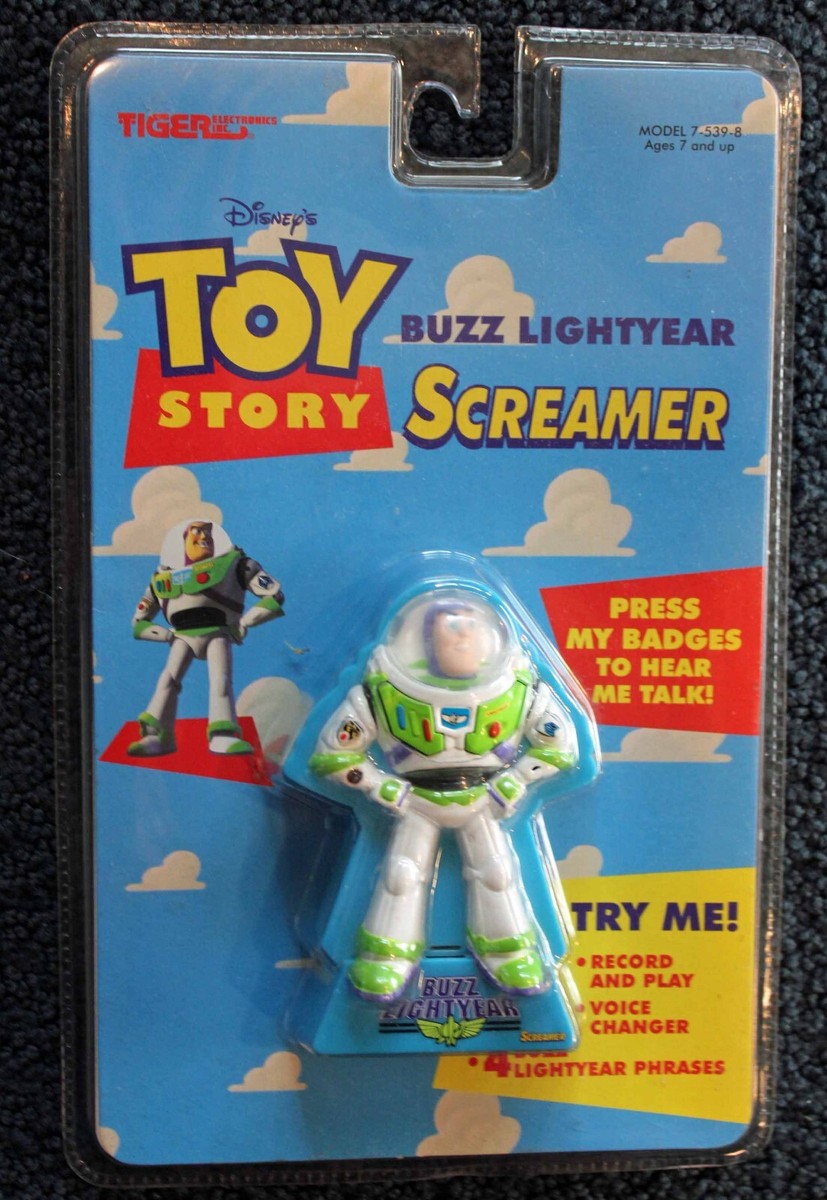 Toy Story Rare 1996 TIGER Electronics BUZZ LIGHTYEAR Screamer! | eBay