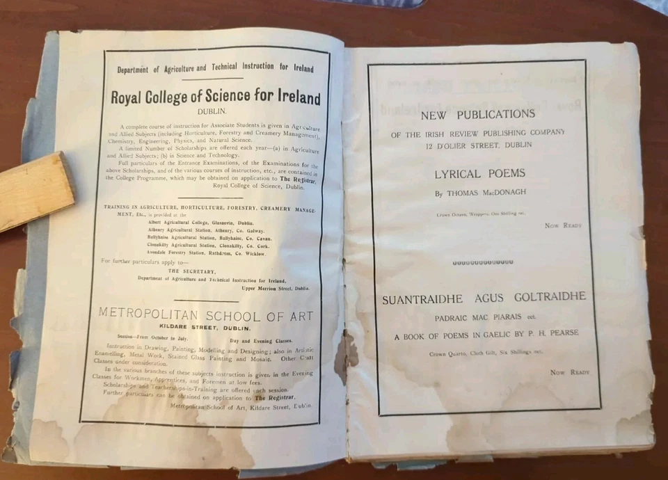 The Irish Review September - November 1914 Vol 4, No 42. Perhaps The Final Issue - Image 4 of 4
