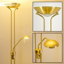 LED Steh Boden Stand Lampen dimmbar Wohn Schlaf Zimmer Raum Beleuchtung Messing