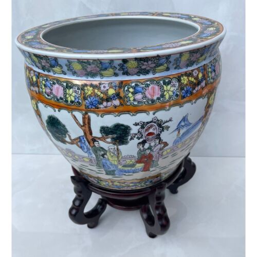 Jarro de cerámica vintage para plantadora de pecera - Imagen 1 de 20