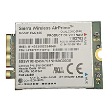 Lenovo ThinkPad Yoga 370 WWAN Card Sierra Wireless EM7455 4G LTE Module