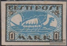 estonie 12x blanc papier oblitéré 1919 timbres: Wikingerschiff