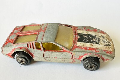 Vintage ZYLMEX D39 MANGOUSTE made in Hong Kong RED RARE 1:64 Scale